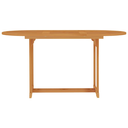 Mesa De Jardín De Madera Maciza De Teca
