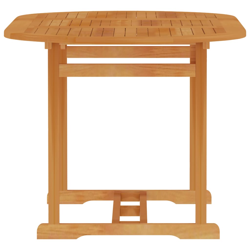 Mesa De Jardín De Madera Maciza De Teca