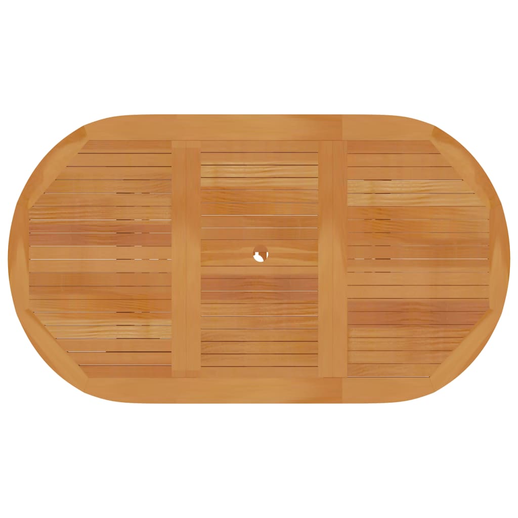 Mesa De Jardín De Madera Maciza De Teca
