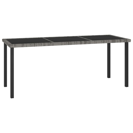 Mesa De Comedor Para Jardín Ratán Sintético