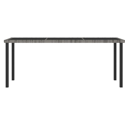Mesa De Comedor Para Jardín Ratán Sintético