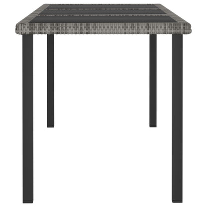 Mesa De Comedor Para Jardín Ratán Sintético
