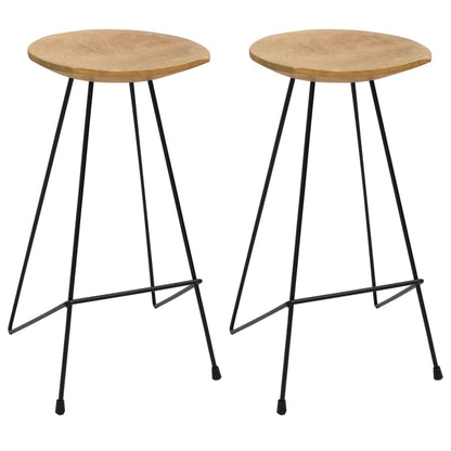 Juego De Mesa Alta Y Taburetes De Bar 3 Piezas