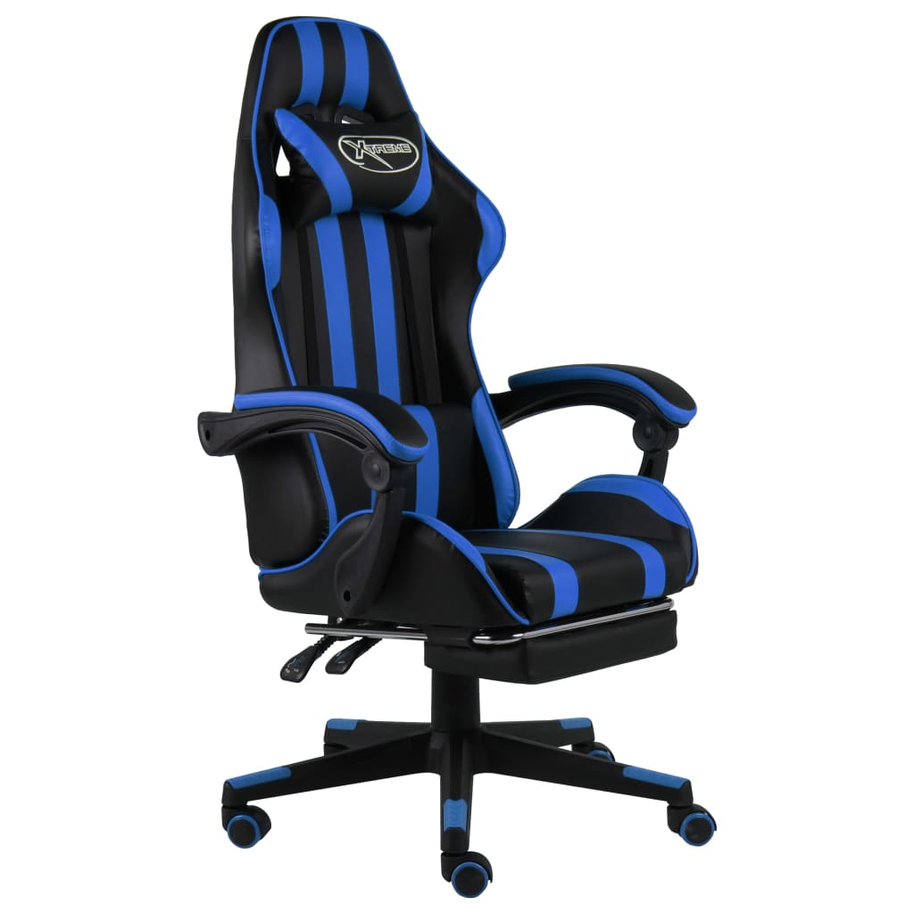 Silla Gaming De Cuero Sintético Negro Y