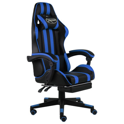 Silla Gaming De Cuero Sintético Negro Y