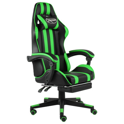Silla Gaming De Cuero Sintético Negro Y