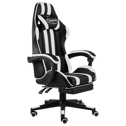 Silla Gaming De Cuero Sintético Negro Y