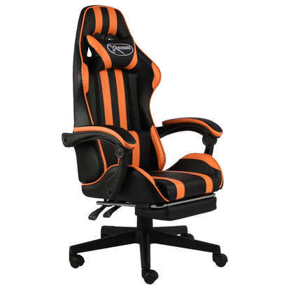 Silla Gaming De Cuero Sintético Negro Y