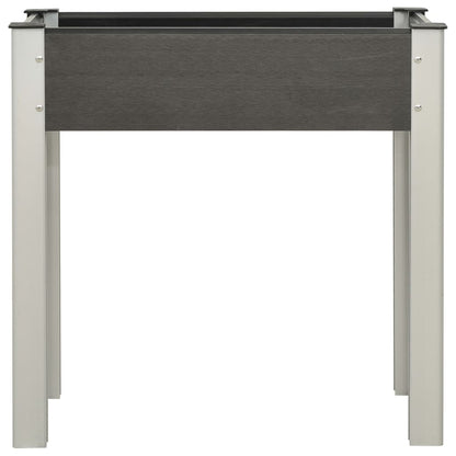 Mesa De Cultivo Para Jardín Wpc Gris