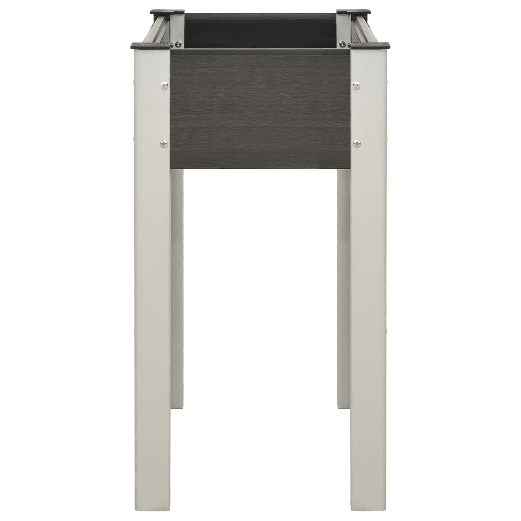 Mesa De Cultivo Para Jardín Wpc Gris