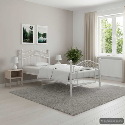 Estructura De Cama Sin Colchón Metal
