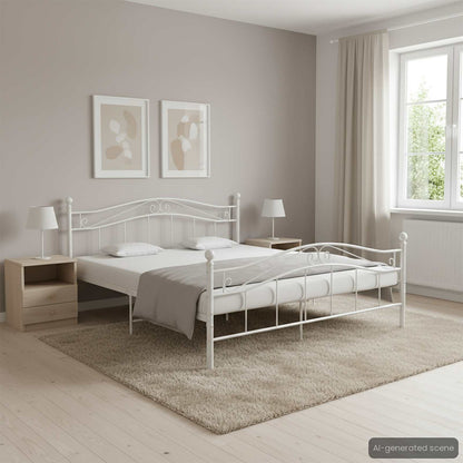 Estructura De Cama Sin Colchón Metal