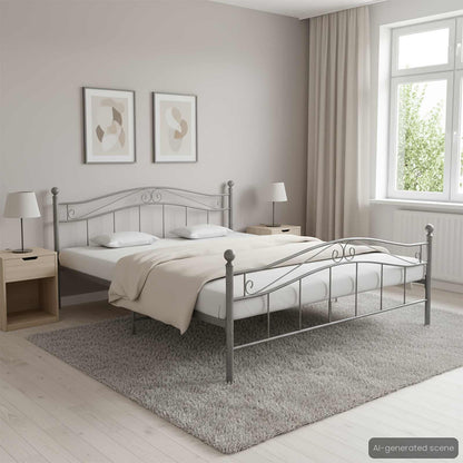 Estructura De Cama Sin Colchón Metal