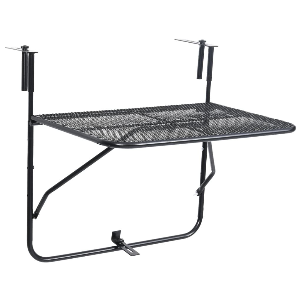 Mesa De Balcón De Acero 60X40 Cm
