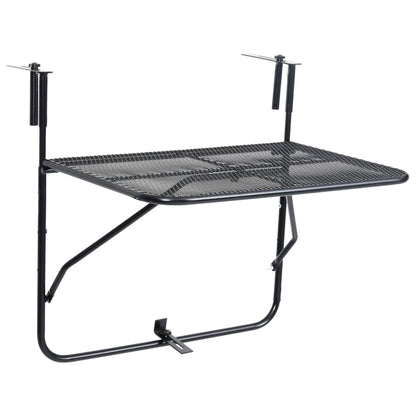 Mesa De Balcón De Acero 60X40 Cm