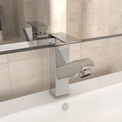 Grifo De Lavabo De Baño Con Función Extraíble Negro 157X172 Mm