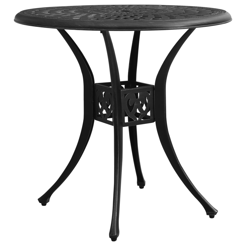 Mesa De Jardín Aluminio Fundido Blanca