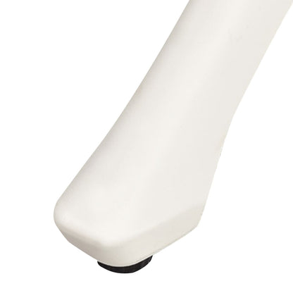 Mesa De Jardín Aluminio Fundido Blanca