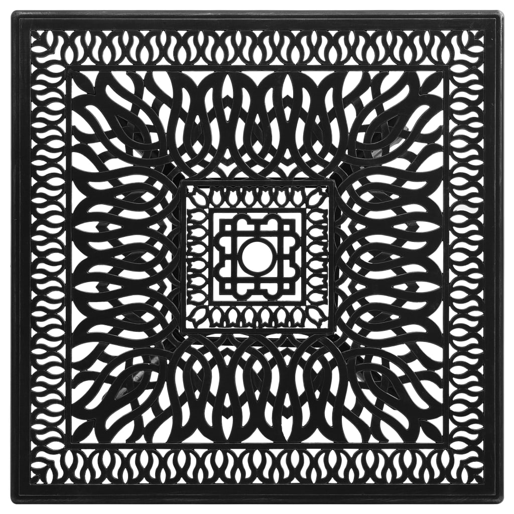 Mesa De Jardín Aluminio Fundido 90X90X73 Cm