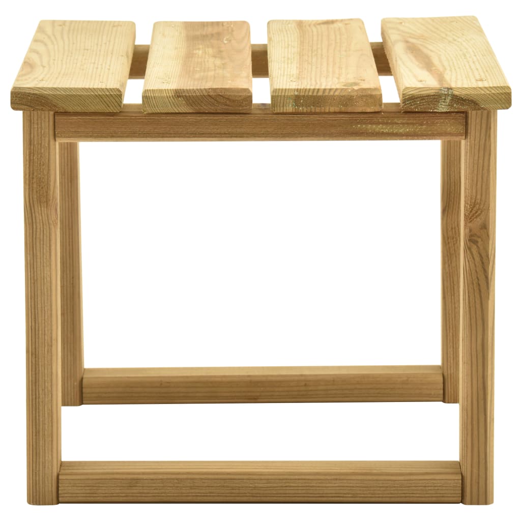 Mesa De Tumbona Madera De Pino Impregnada 30X30X26 Cm