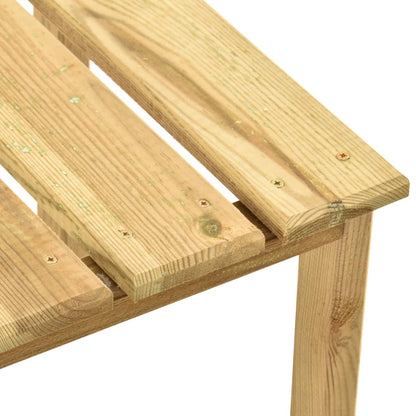 Mesa De Tumbona Madera De Pino Impregnada 30X30X26 Cm