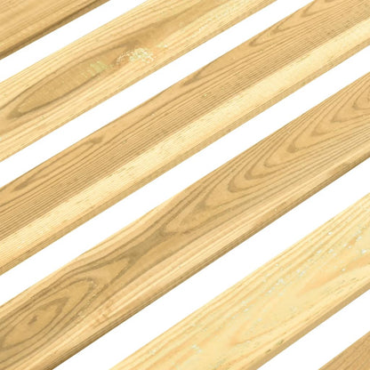 Tumbona Madera De Madera De Pino Impregnada Verde