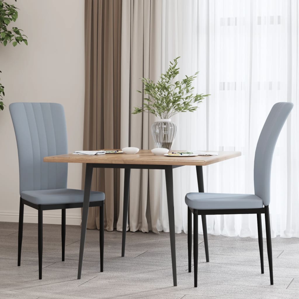 Sillas De Comedor 2 Unidades Terciopelo