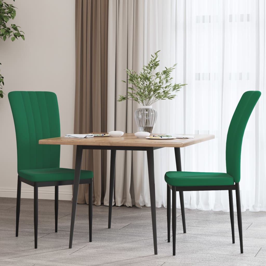Sillas De Comedor 2 Unidades Terciopelo