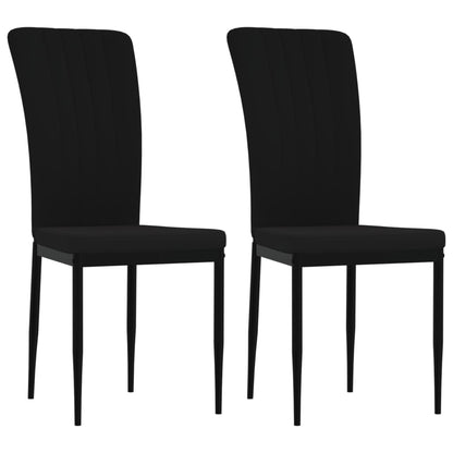Sillas De Comedor 2 Unidades Terciopelo