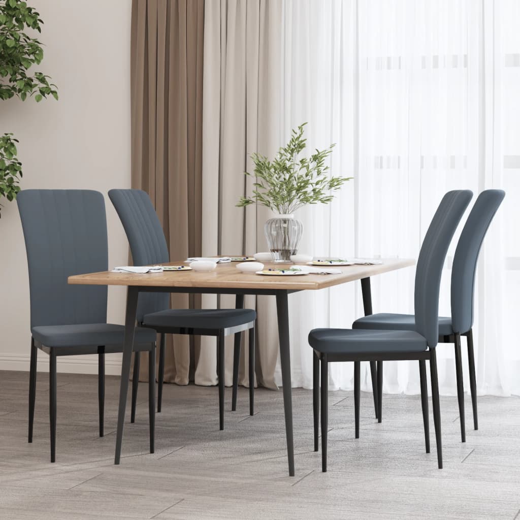 Sillas De Comedor 2 Unidades Terciopelo