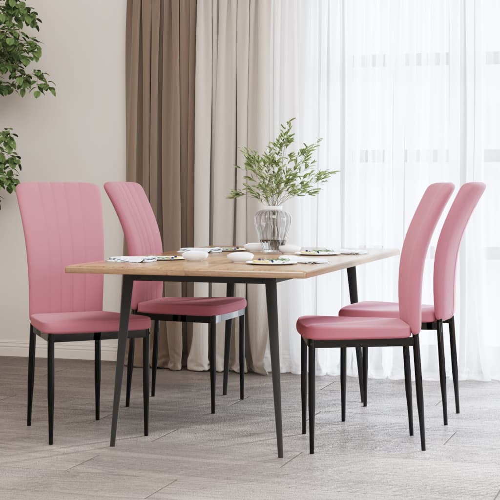 Sillas De Comedor 2 Unidades Terciopelo