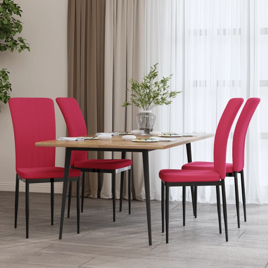 Sillas De Comedor 2 Unidades Terciopelo