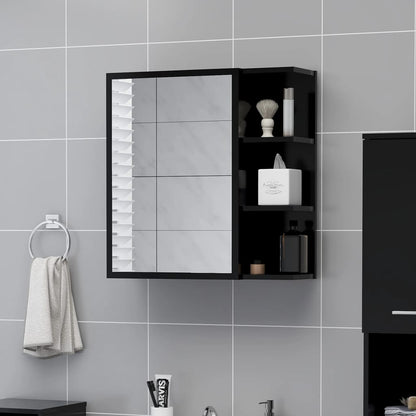 Armario Espejo De Baño Madera Envejecida 62,5X20,5X64 Cm