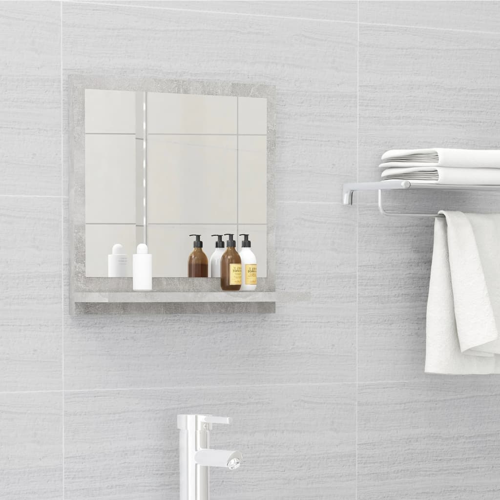 Espejo Mueble De Baño Madera Ingeniería Envejecida
