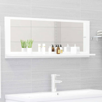 Espejo Mueble De Baño Madera Ingeniería Envejecida