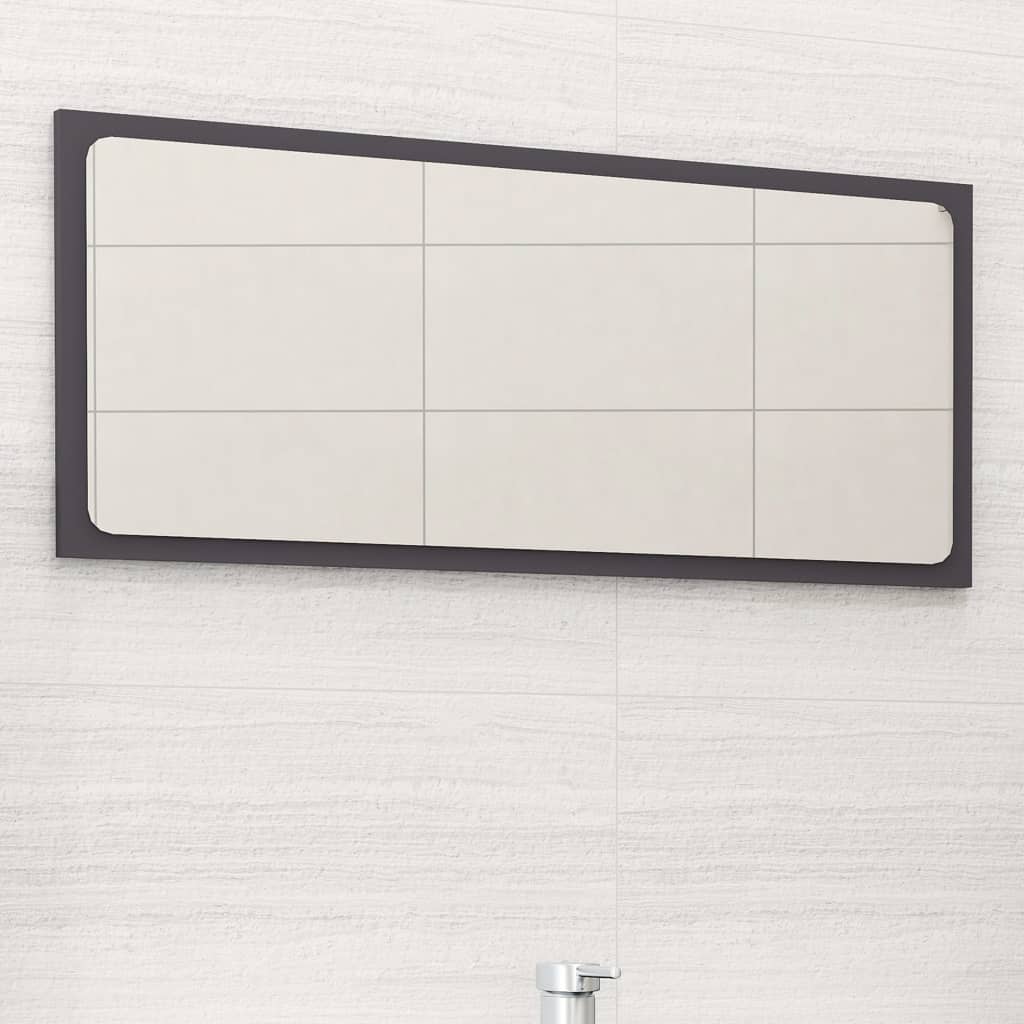 Espejo De Baño Madera Contrachapada 80X1,5X37 Cm
