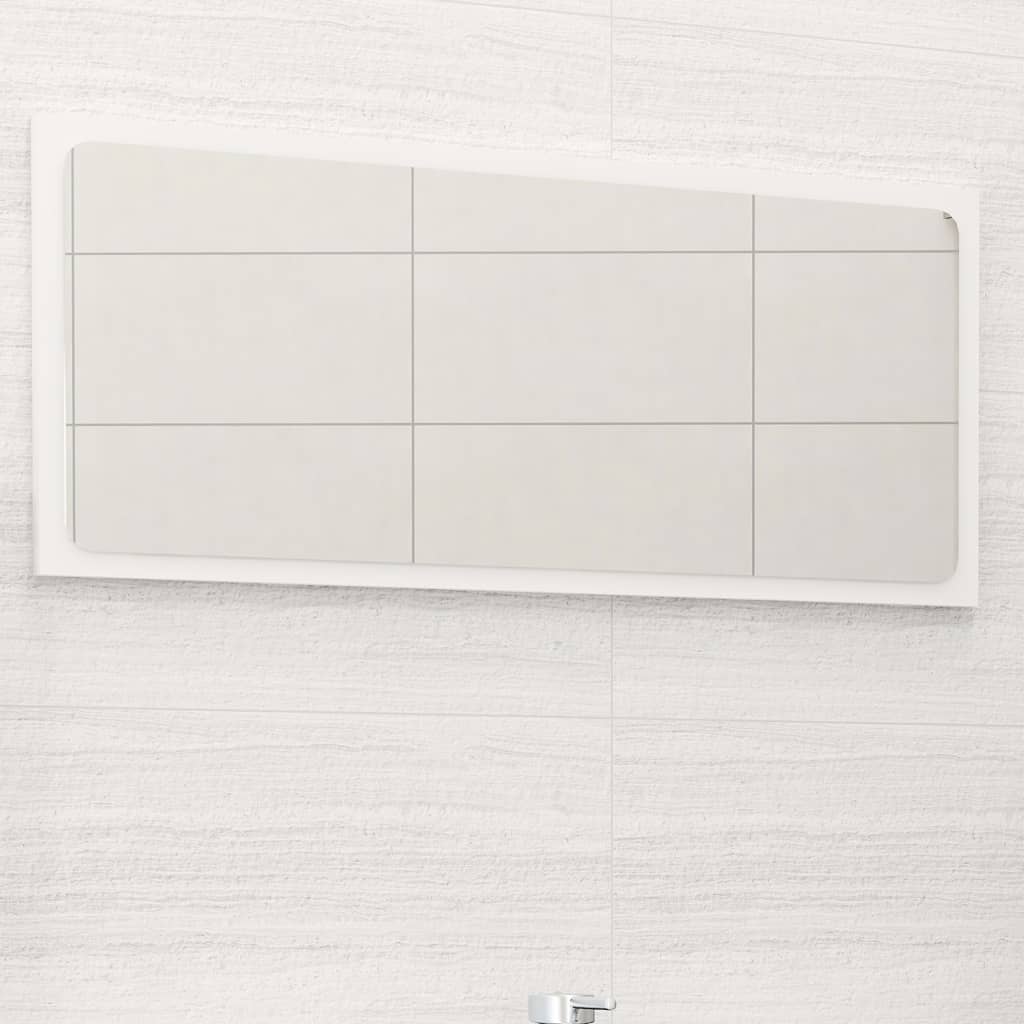 Espejo De Baño Madera Contrachapada 80X1,5X37 Cm