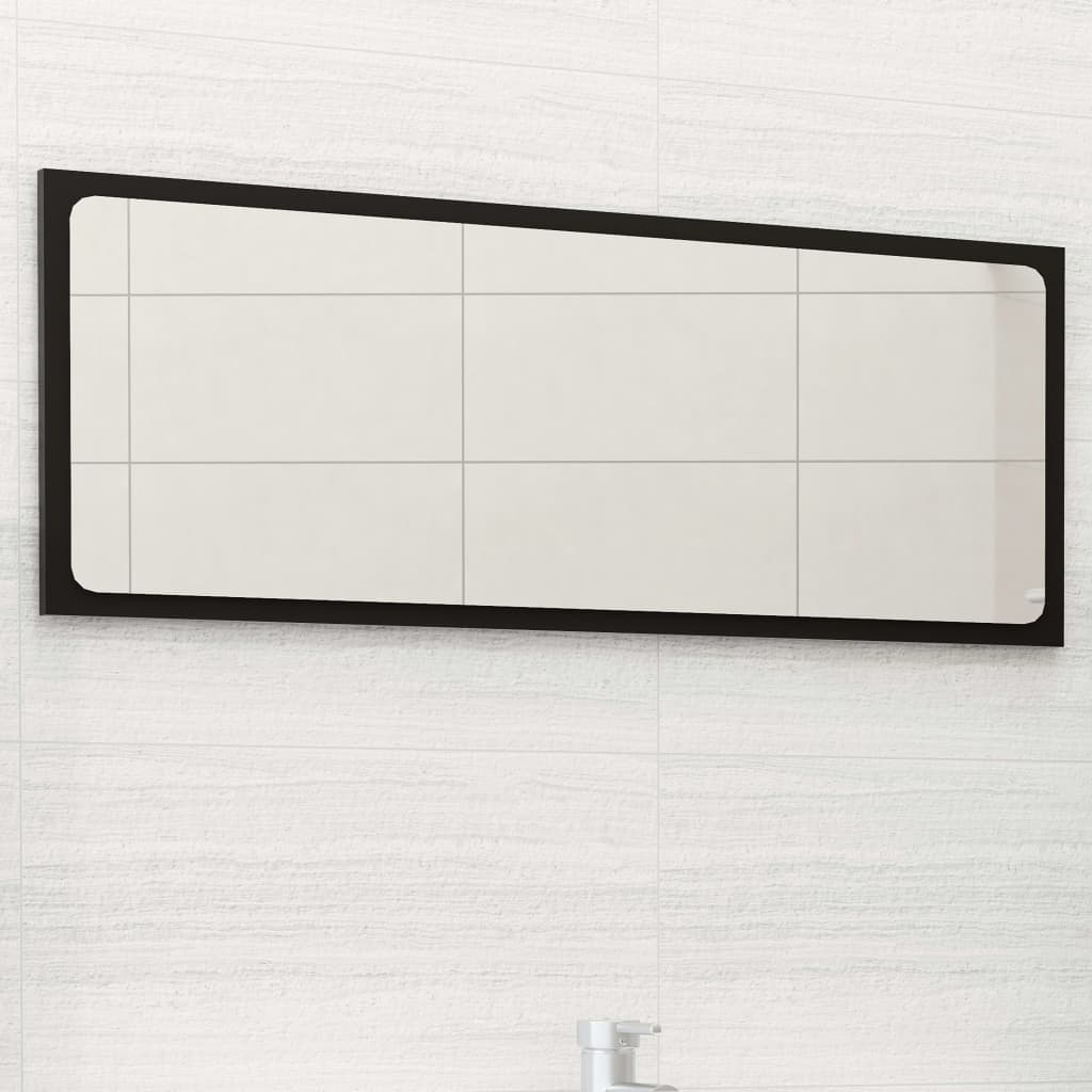 Espejo De Baño Madera Contrachapada 80X1,5X37 Cm