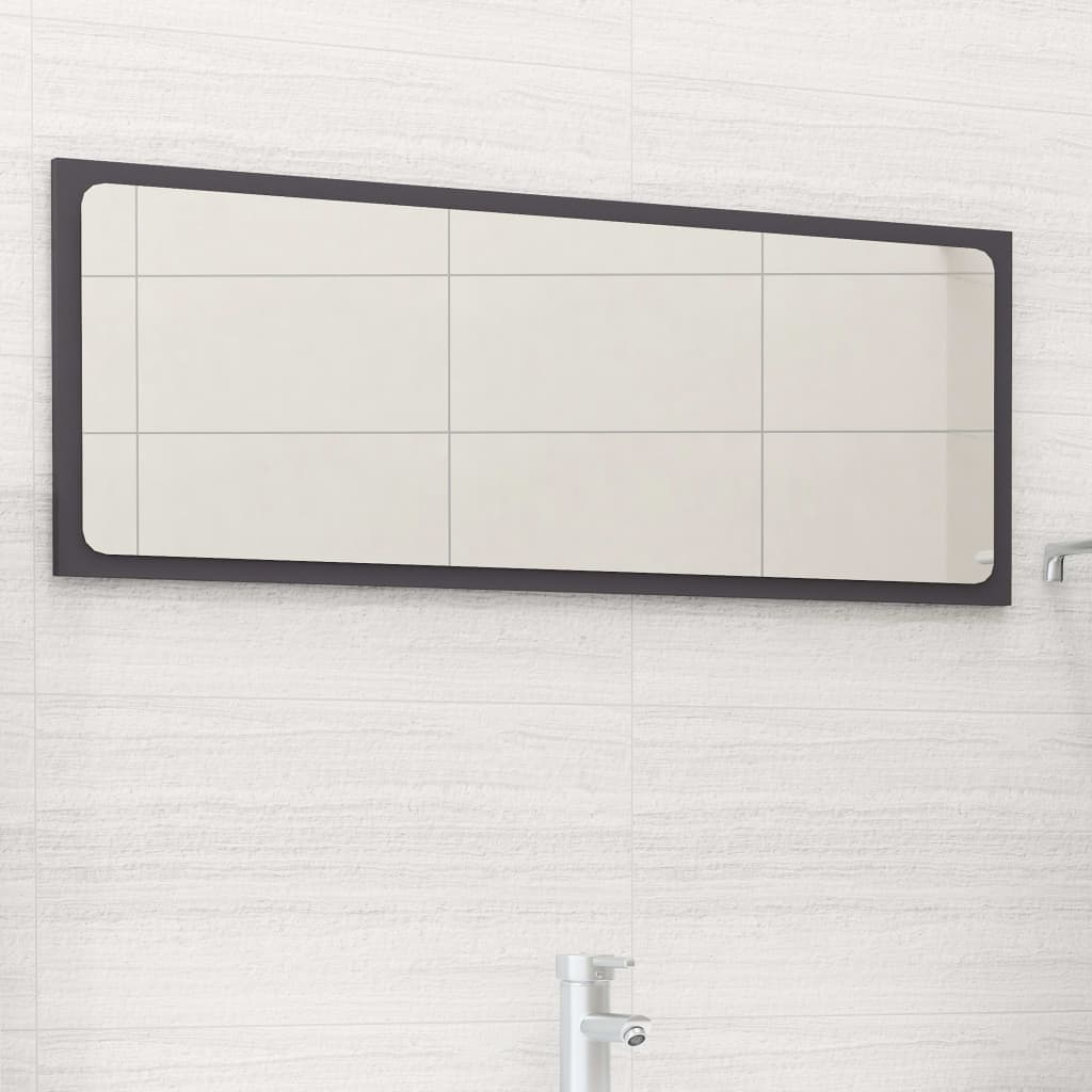 Espejo De Baño Madera Contrachapada 80X1,5X37 Cm