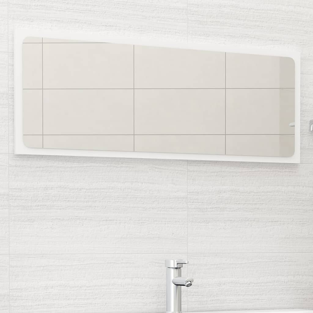 Espejo De Baño Madera Contrachapada 80X1,5X37 Cm