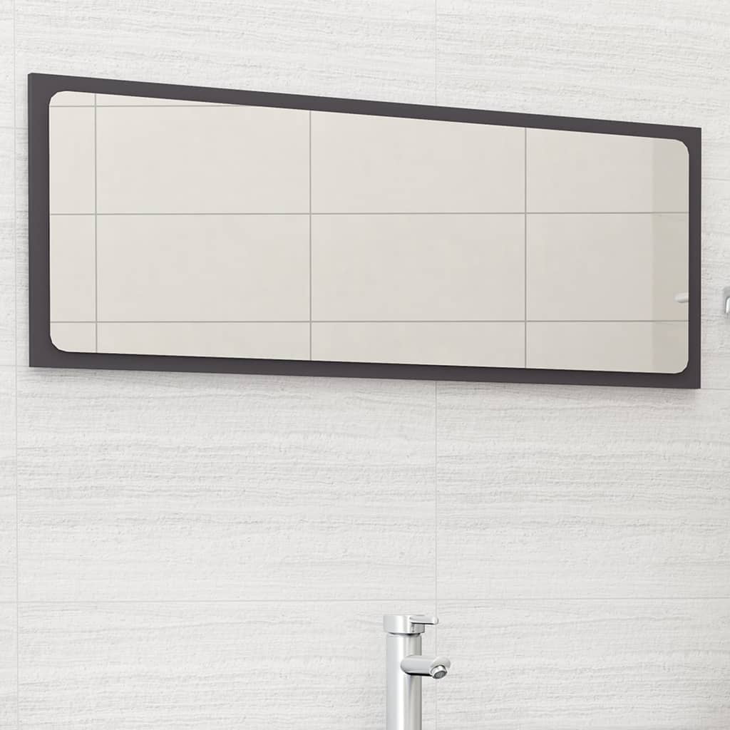 Espejo De Baño Madera Contrachapada 80X1,5X37 Cm