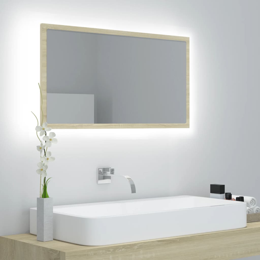 Espejo De Baño Acrílico 80X8,5X37 Cm
