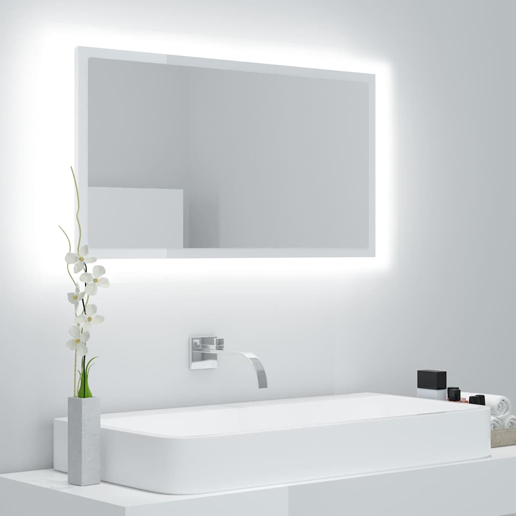 Espejo De Baño Acrílico 80X8,5X37 Cm