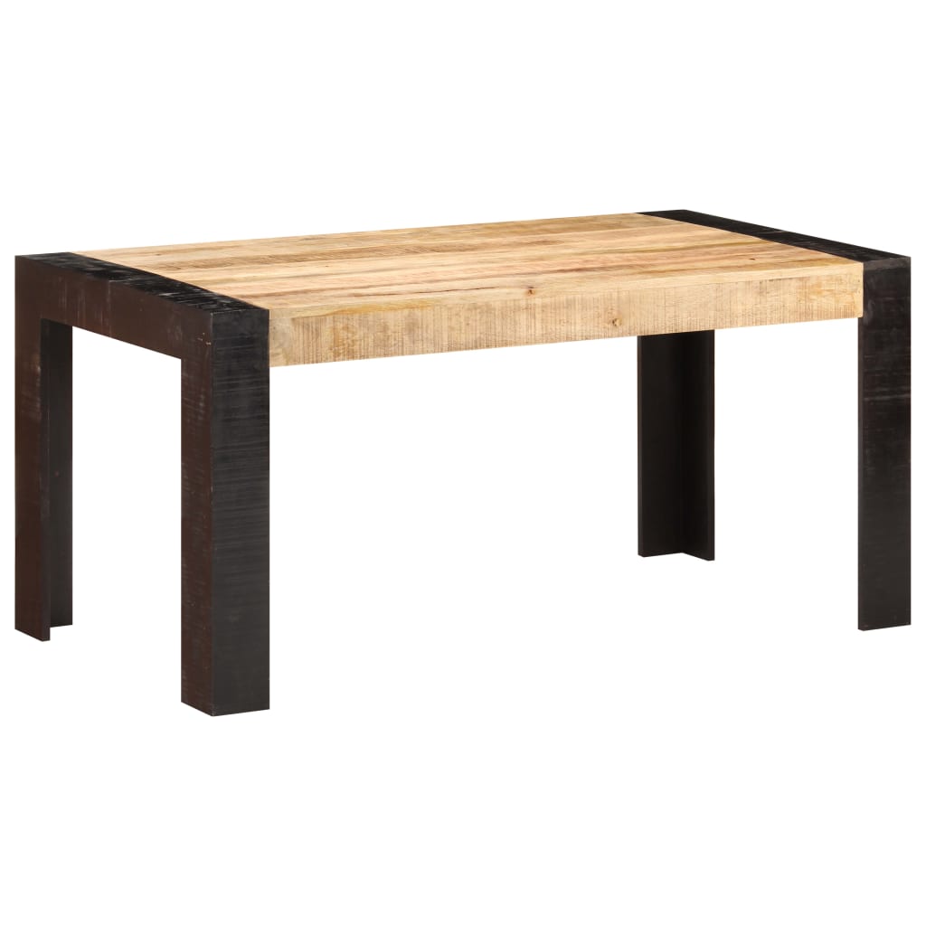 Mesa De Comedor Madera Maciza De Mango