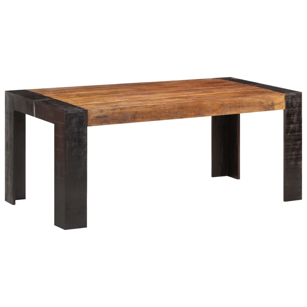Mesa De Comedor Madera Maciza De Mango