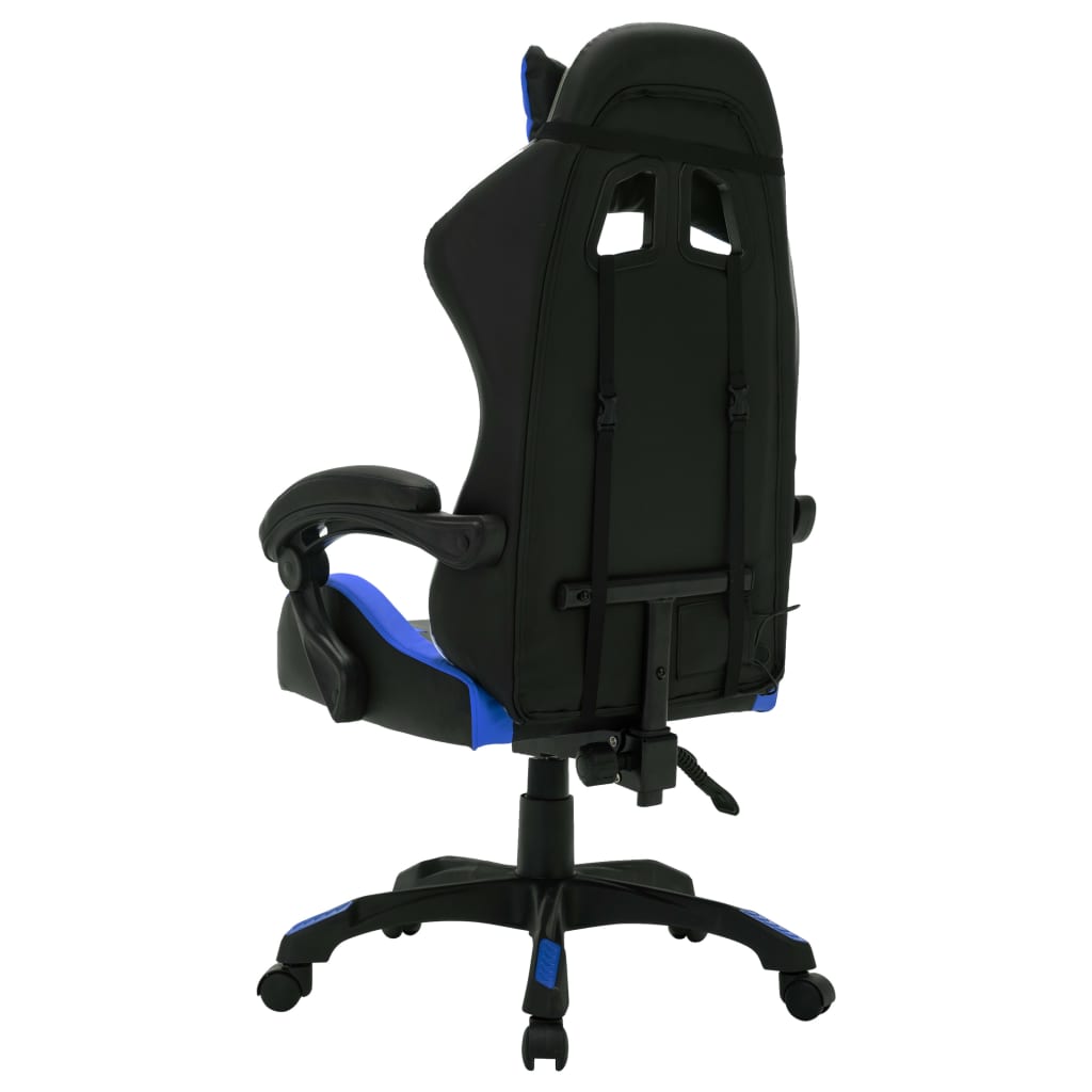Silla Gaming Con Luces Led Rgb Cuero Sintético