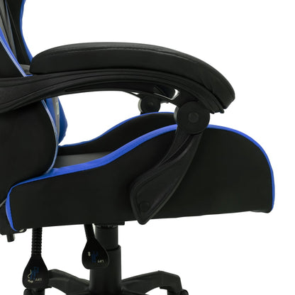 Silla Gaming Con Luces Led Rgb Cuero Sintético
