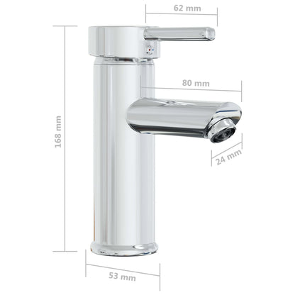 Lavabo Empotrado Con Grifo Cerámica Blanco