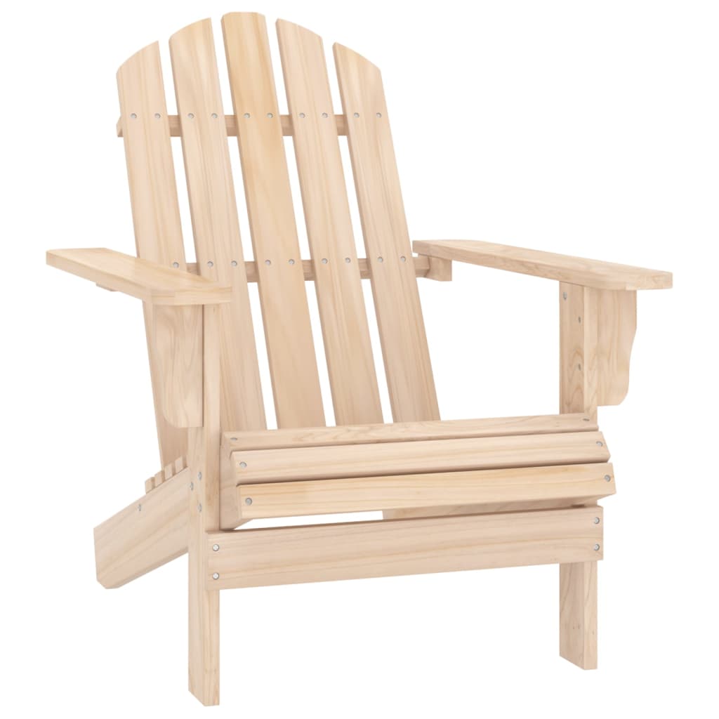 Silla De Jardín De Madera Blanca