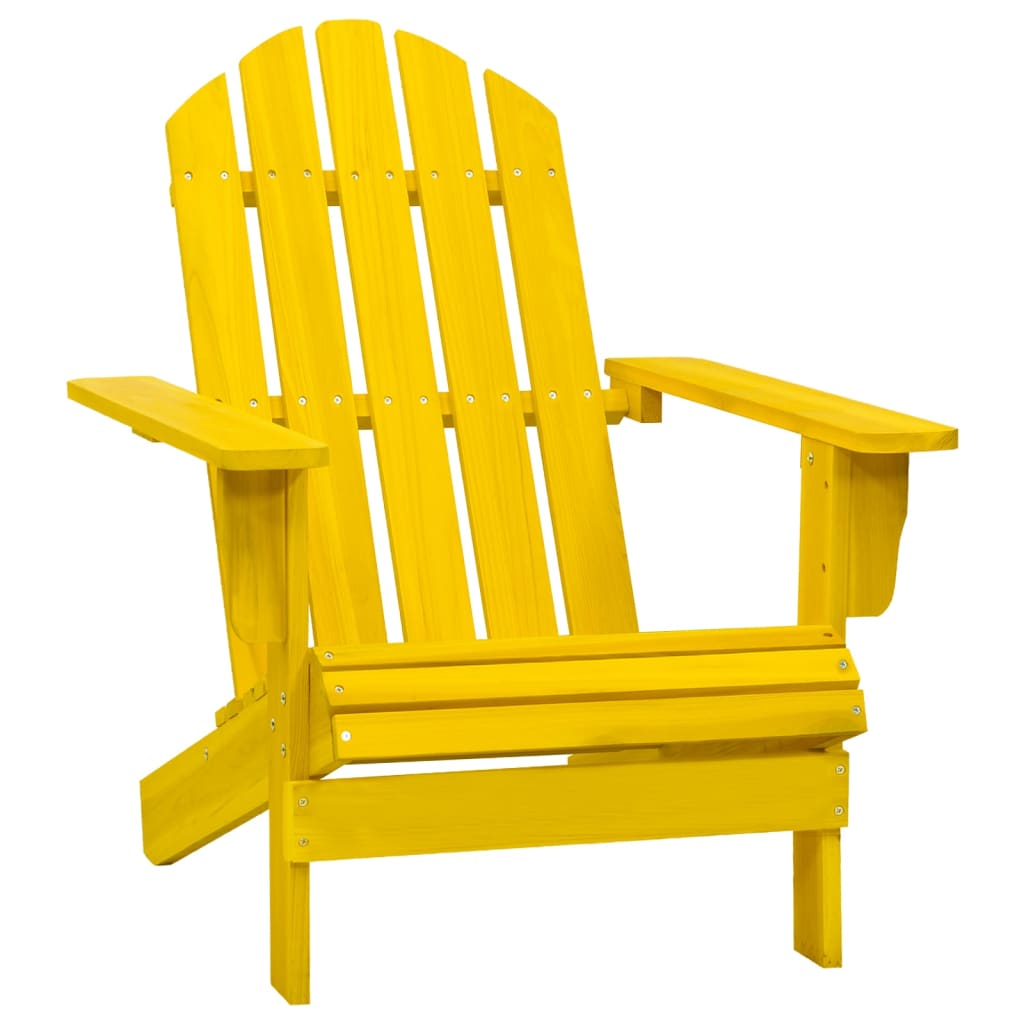 Silla De Jardín De Madera Blanca